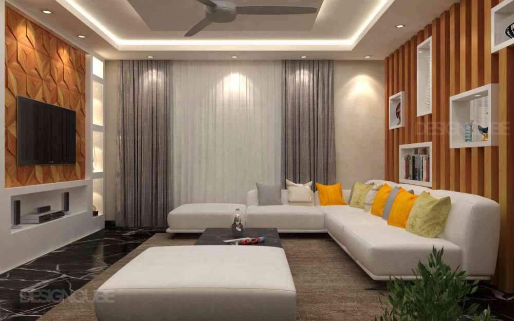 Villa Architecture Interiors at Tilak nagar, Shimoga